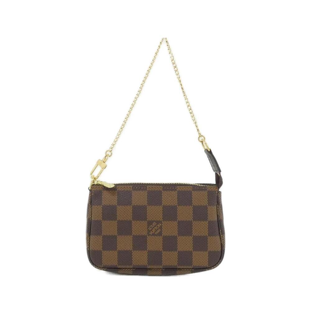 LOUIS VUITTON Authentic Brown Damier Pochette Pouch